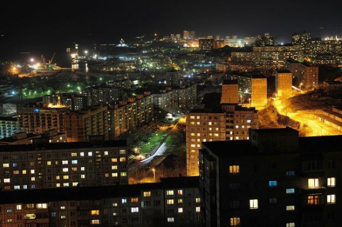 Ночной Владивосток