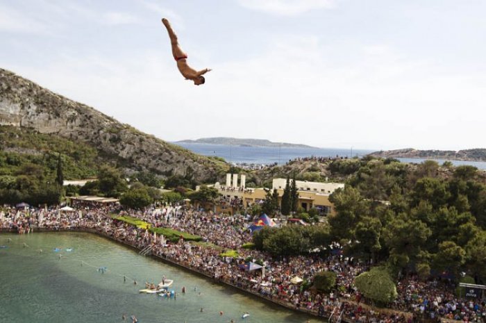 Лучшие фото с Red Bull Cliff Diving