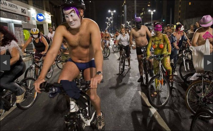 World Naked Bike Ride 2012