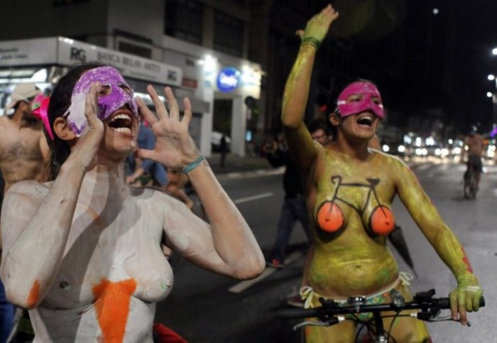 World Naked Bike Ride 2012