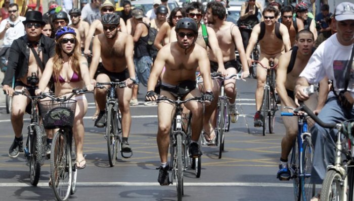 World Naked Bike Ride 2012