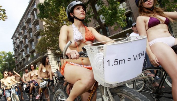 World Naked Bike Ride 2012